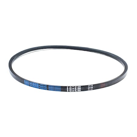 D&D B52/5L550 Classical V-Belt, 55 in Outside Length, 21/32 in Top Width, 1 Ribs B52/5L550